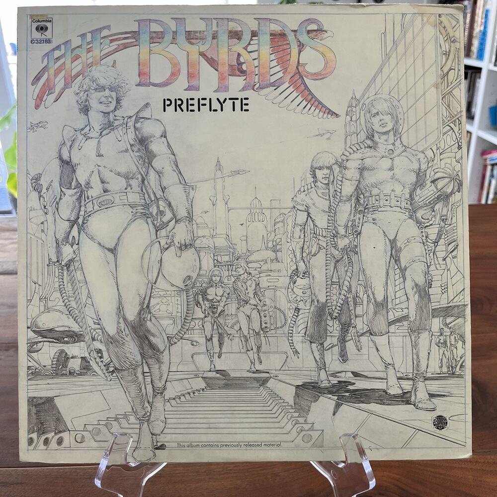 The Byrds Preflyte Vinyl LP 1973 Columbia KC 32183